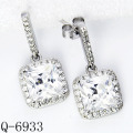 Latest Style 925 Silver CZ Earring Fashion Jewelry (Q-6933)